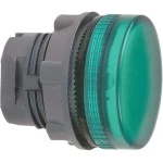 Schneider ZB5AV033 Leuchtmelder, Frontelement, Harmony XB5, Kunststoff, 22mm, grün, für universelle LED, glatte Kalotte 