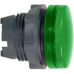 Schneider ZB5AV033E Leuchtmelder, Frontelement, Harmony XB5, Kunststoff, 22mm, grün, für universelle LED, glatte Kalotte, für Einlegeschild 