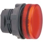 Schneider ZB5AV04 Leuchtmelder, Frontelement, Harmony XB5, Kunststoff, 22mm, rot, für Glühlampe BA9s, glatte Kalotte 