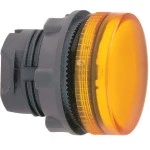 Schneider ZB5AV053S Leuchtmelder, Frontelement, Harmony XB5, Kunststoff, 22mm, orange, für universelle LED, geriffelte Kalotte 