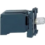 Schneider ZB5AV3 Lampenfassung mit Befestigungsflansch, Harmony XB5, Kunststoff, weiß, mit Trafo, Glühlampe BA9s, Schraubklemme, 120V AC 