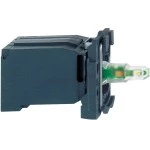 Schneider ZB5AV5D1 Lampenfassung mit Befestigungsflansch, Harmony XB5, Kunststoff, weiß, LED BA9s, Schraubklemme, 400V 
