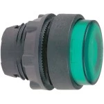 Schneider ZB5AW13 Leuchtdrucktaster, Frontelement, Harmony XB5, Kunststoff, 22mm, grün, vorstehend, für BA9s 