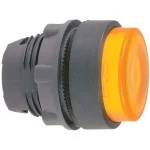 Schneider ZB5AW153 Leuchtdrucktaster, Frontelement, Harmony XB5, Kunststoff, 22mm, orange, vorstehend, für universelle LED 