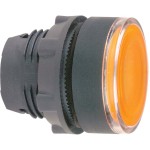 Schneider ZB5AW353 Leuchtdrucktaster, Frontelement, Harmony XB5, Kunststoff, 22mm, orange, für universelle LED 