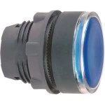 Schneider ZB5AW36 Leuchtdrucktaster, Frontelement, Harmony XB5, Kunststoff, 22mm, blau, für BA9s 