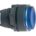 Schneider ZB5AW363 Leuchtdrucktaster, Frontelement, Harmony XB5, Kunststoff, 22mm, blau, für universelle LED 