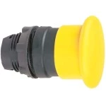 Schneider ZB5AW753 Pilzdrucktaster, Frontelement, Harmony XB5, Kunststoff, 22mm, beleuchtet, orange, Drehentriegelung, für universelle LED 