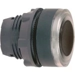 Schneider ZB5AW913 Leuchtdrucktaster, Frontelement, Harmony XB5, Kunststoff, 22m, weiß, für universelle LED, beleuchteter Ring 