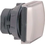 Schneider ZB5CV013 Leuchtmelder, Frontelement, Harmony XB5, Kunststoff, 22mm, weiß, für universelle LED, eckig 