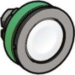 Schneider ZB5FA1 Drucktaster, Frontelement, Harmony XB5F, Kunststoff, 30mm, weiß, unbeschriftet, tastend 