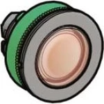 Schneider ZB5FA48 Leuchtdrucktaster, Frontelement, Harmony XB5F, Kunststoff, 30mm, rot, für universelle LED, für Einlegeschild 