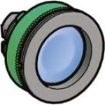 Schneider ZB5FA66 Drucktaster, Frontelement, Harmony XB5F, Kunststoff, 30mm, blau, zurückgesetzt, unbeschriftet, tastend 
