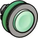 Schneider ZB5FL3 Drucktaster, Frontelement, Harmony XB5F, Kunststoff, 30mm, grün, vorstehend, unbeschriftet, tastend 