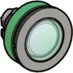 Schneider ZB5FV033 Leuchtmelder, Frontelement, Harmony XB5F, 30mm, Kunststoff, grün, für universelle LED 
