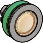Schneider ZB5FW353 Leuchtdrucktaster, Frontelement, Harmony XB5F, Kunststoff, 30mm, orange, für universelle LED 