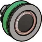 Schneider ZB5FW943 Leuchtdrucktaster, Frontelement, Harmony XB5F, Kunststoff, 30mm, rot, für universelle LED, beleuchteter Ring 