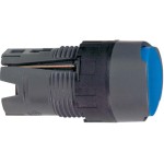 Schneider ZB6AA6 Frontelement für Drucktaster ZB6, tastend, blau, Ø 16 mm 