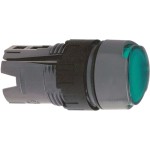 Schneider ZB6AF3 Frontelement für Leuchtdrucktaster ZB6, rastend, grün, Ø 16 mm 