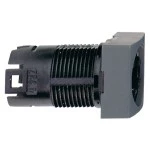 Schneider ZB6CD02 Frontelement für Wahlschalter ZB6, schwarz, 2 Positionen 