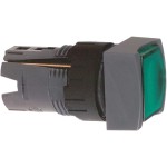 Schneider ZB6CF3 Frontelement für Leuchtdrucktaster ZB6, rastend, grün, Ø 16 mm 