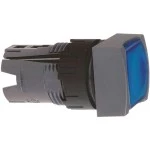 Schneider ZB6CW6 Frontelement für Leuchtdrucktaster ZB6, tastend, blau, Ø 16 mm 