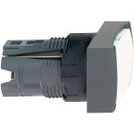 Schneider ZB6DA1 Frontelement für Drucktaster ZB6, tastend, weiß, Ø 16 mm 