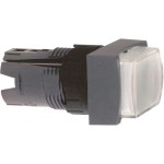 Schneider ZB6DE1 Frontelement für Leuchtdrucktaster ZB6, tastend, weiß, Ø 16 mm 