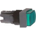 Schneider ZB6DE3 Frontelement für Leuchtdrucktaster ZB6, tastend, grün, Ø 16 mm 
