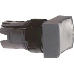 Schneider ZB6DF1 Frontelement für Leuchtdrucktaster ZB6, rastend, weiß, Ø 16 mm 