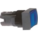 Schneider ZB6DW6 Frontelement für Leuchtdrucktaster ZB6, tastend, blau, Ø 16 mm 