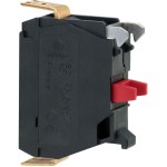 Schneider ZBE1013 Hilfsschalter, Kontaktblock, Harmony XB4 und XB5, 22mm, 30mm, Flachsteckanschluss, 1S 