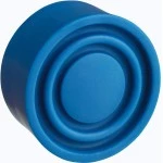 Schneider Electric ZBP016 Blaue Schutzkappe für runden flachen Drucktaster Ø22 10 Stück 