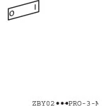Schneider ZBY02178 Bezeichnungsschild 8x27mm, f. Schildträger 30x40mm, O-I 