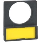 Schneider Electric ZBY2101 Schildträger 30x40mm m. Leerschild z. Gravieren für Ø 22 Geräte 