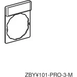 Schneider ZBY2178 Schildträger 30x40mm, für Ø 22 Geräte, m. Schild O-I 