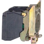 Schneider ZD4PA103 Hilfsschalterblock mit Befestigungsflansch, Harmony XB4, Metall, 22mm, für Joysticks mit 2 Richtungen, 1S pro Richtung, Schraubklemme 