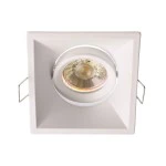 Deko-Light 110020 Einbaustrahler, Arktur Eckig, 1x max. 35 W MR16, Weiß, Spannungskonstant, 12 V/A 