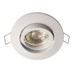 Deko-Light 110027 Einbaustrahler, Alioth Rund, 1x max. 35 W MR16, Weiß, Spannungskonstant, 12 V/AC 