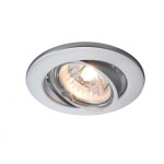 Deko-Light 110035 Einbaustrahler, Basic Rund, Tilt, 1x max. 35 W GU10, Aluminium, 220-240 V/AC, 50 