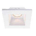 Deko-Light 110500 Einbaustrahler, Gypsum Square, 1x max 50 W MR16, Weiß, Spannungskonstant, 12 V/A 