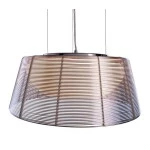 Deko-Light 342031 Pendelleuchte, Filo Sat 390 mm, 1x max. 60 W E27, Silber, 220-240 V/AC, 50 / 60 