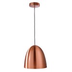 Deko-Light 342052 Pendelleuchte, Bell, 1x max. 40 W E27, Kupfer, 220-240 V/AC, 50 / 60 Hz, IP 20 