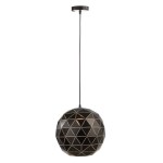 Deko-Light 342134 Pendelleuchte, Asterope Rund 500 mm, 1x max. 40 W E27, Schwarz, 220-240 V/AC, 50 