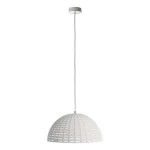 Deko-Light 342143 Pendelleuchte, Basket II 350 mm, 1x max. 40 W E27, Weiß, 220-240 V/AC, 50 / 60 H 