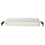 Deko-Light 563007 Einbaustrahler, Ceti 10 Wall Wash, 20 W, 3000 K, Weiß, Stromkonstant, 28-29 V/DC 