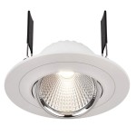 Deko-Light 565202 Einbaustrahler, Saturn, 7 W, 4000 K, Weiß, Stromkonstant, 17-18 V/DC, Bemessungs 