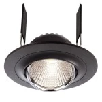 Deko-Light 565203 Einbaustrahler, Saturn, 7 W, 4000 K, Schwarz, Stromkonstant, 17-18 
