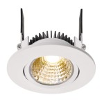 Deko-Light 565304 Einbaustrahler, COB-68-24V-8,5 W-2700K-Rund-Weiß, Spannungskonstant, 24 V/DC, IP 