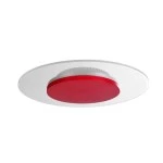 Deko-Light 620036 Deckenaufbauleuchte, Set, Zaniah 290 mm, 12 W, DIM, 3000 K, Cover Rot, 220-240 V 
